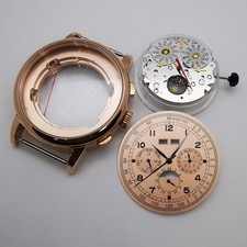 Peças de relógio masculino 42 mm caixa de relógio em branco mostrador ponteiros com movimento ST1655, usado comprar usado  Enviando para Brazil