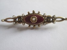 Vintage brooch red for sale  DUNGANNON