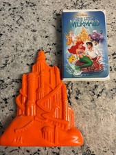 The Little Mermaid VHS Black Diamond Edition Banned Cover & Sand Castle Mold comprar usado  Enviando para Brazil