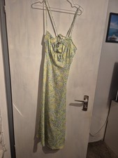 Sommerkleid grün gelb gebraucht kaufen  Waldkraiburg