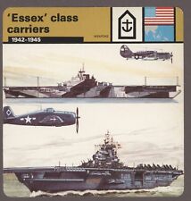 Tarjeta de servicio Essex Class Carriers edición de la Segunda Guerra Mundial segunda mano  Embacar hacia Argentina