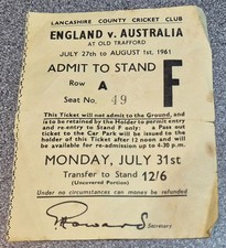 Used cricket ticket for sale  ROCHDALE