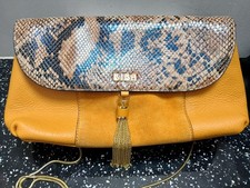 Biba mustard leather for sale  OSWESTRY