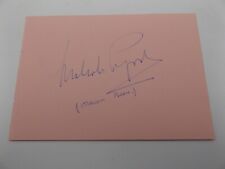 Autograph book page for sale  ST. IVES