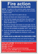 Poster fire action for sale  COLCHESTER