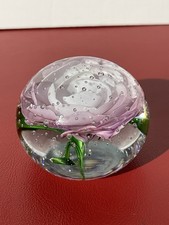 Paperweight pink rose for sale  Lima