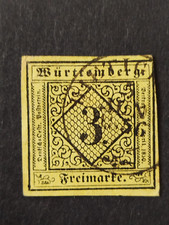 Württemberg freimarke 1851 gebraucht kaufen  Leverkusen