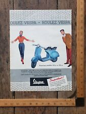 Antique vespa advertisement for sale  Dorchester Center