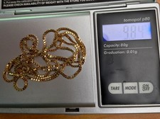 Halskette gold 333 gebraucht kaufen  Plattenburg