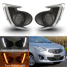 Compatível com Mitsubishi Attrage/Mirage G4 2012-2019 DRL LED luz de neblina diurna comprar usado  Enviando para Brazil