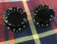 Dois botões de velocidade de guitarra Gibson vintage reedição Les Paul preta ~ 24/fina spline, SG comprar usado  Enviando para Brazil