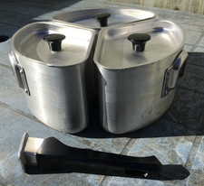 Vintage triple aluminium for sale  KING'S LYNN