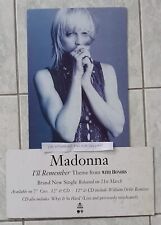 MADONNA ORIGINAL PROMO "I' REMEMBER" TAMPO DE MESA STAND UP" 11 3/4 X 16 1/2 POLEGADAS! comprar usado  Enviando para Brazil