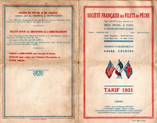 Catalogue 1931 filets d'occasion  Lurcy-Lévis