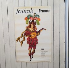Affiche originale festivals d'occasion  Theix