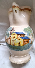 Antica brocca maiolica usato  Italia