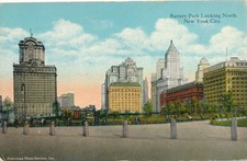 Cartão postal de Nova York - Battery Park Looking North, usado comprar usado  Enviando para Brazil