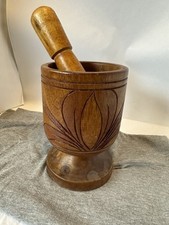 Wood carved flower for sale  Middlesex