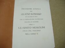 Militaria 1927 prezioso usato  Bologna