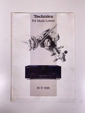 Technics 1990 brochure for sale  TELFORD