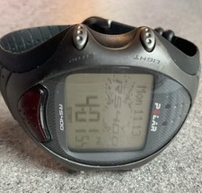 Monitor de frequência cardíaca masculino Polar RS400 pulseira cinza 44mm estojo relógio apenas A8 comprar usado  Enviando para Brazil