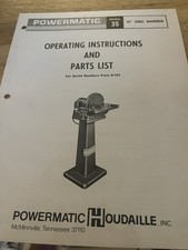 Powermatic model disc for sale  Chouteau