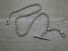 silver albert watch chain for sale  UK