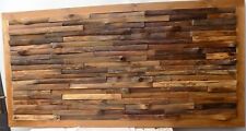 Cabecero Cama de Madera Teca A Cubos CM 160x80x4 Color Decapat Cuadro Industria comprar usado  Enviando para Brazil