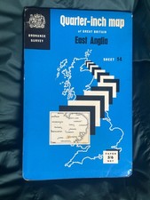 Vintage ordnance survey for sale  ROMFORD