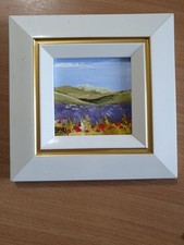 Poppy scene oil for sale  DURHAM