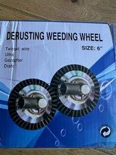 Derusting weeding wheel for sale  SHEFFIELD