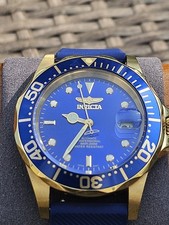 Relógio masculino Invicta 8930 Pro Diver automático mostrador azul ouro aço inoxidável 40mm comprar usado  Enviando para Brazil