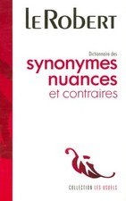 Dictionnaires synonymes nuance d'occasion  France
