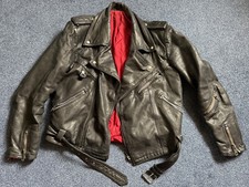 Vintage lederjacke bikerjacke gebraucht kaufen  Leuna