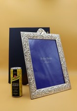Ceremony wedding christening first communion Silver Photo Frame Pedro Duran  comprar usado  Enviando para Brazil