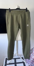 Adidas green joggers for sale  ASHFORD
