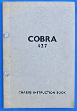 Manual de instruções do chassi Ford Shelby Cobra 427 - Original comprar usado  Enviando para Brazil