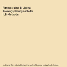 Fitnesstrainer lizenz training gebraucht kaufen  Trebbin
