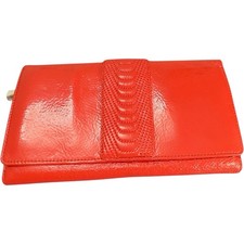 Hobo International Couro Patente Laranja Vermelho Tríplice Embreagem/Carteira com Espelho comprar usado Hobo International Couro Patente Laranja Vermelho Tríplice Embreagem/Carteira com Espelho comprar usado  Enviando para Brazil