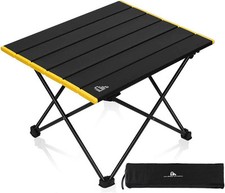 Mesa dobrável iClimb ultraleve compacta acampamento alumínio com bolsa de transporte dois tamanhos preta comprar usado  Enviando para Brazil