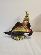 Plantador de sereia vintage casco cerâmica maré baixa E-3 Cornucópia década de 1940 raro comprar usado  Enviando para Brazil