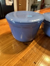 Tigela de servir geladeira vintage azul flor de milho Oxford Ware prato com tampa comprar usado  Enviando para Brazil