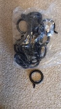 25mm black plastic for sale  CHESTER LE STREET