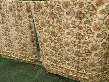 Pair jacobean floral for sale  DOWNHAM MARKET
