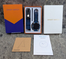 🔥Novo🔥 Smartwatch masculino OHUGNA redondo HD 1,53" azul dourado comprar usado  Enviando para Brazil