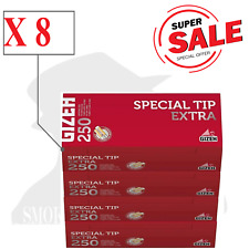 Filtro Gizeh Tubetti ponta especial extra king size – 8 caixas x 250 (2000 tubos), usado comprar usado  Enviando para Brazil