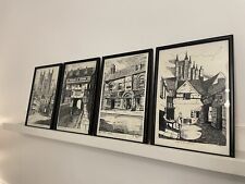 Vintage framed monochrome for sale  LUTON