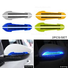2x Adesivo de aviso refletor de carro adesivo estilo espelho asa decalques faixa reflexiva comprar usado  Enviando para Brazil
