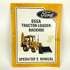 Antiga retroescavadeira Ford Operators manual 655A trator - carregadeira máquina de equipamentos pesados comprar usado  Enviando para Brazil