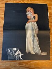 Pinup lithograph marilyn for sale  Waunakee